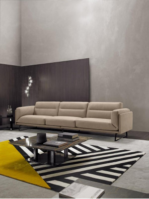 Sofa 4 miejsce do siedzenia skórzane sofy luksusowa designerska kanapa beżowa luksusowa podkładka czteroosobowa xxl