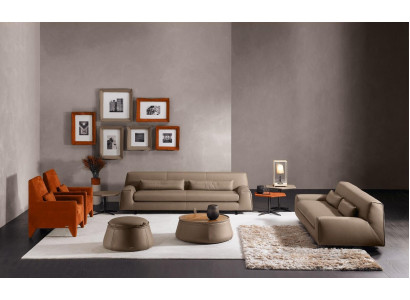 Zestaw sofowy Couch Podkładka Sofa skórzana Prianera Italian Meble Sofa