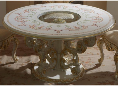 Stół obiadowy Design Meble Meble stoły Solidne drewno Tabela New Luxury Italian