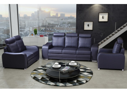 Zestaw sofowy 3+1+1 miejsce do siedzenia Zestaw Design Sofa Podkładka Couchen Skóra Couch