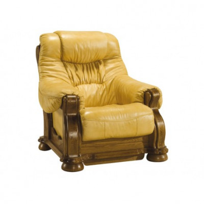 Zestaw sofowy Drewno Skóra 3+2+1 Kompletny zestaw Sofa klasyczna Siedziba Podkładka