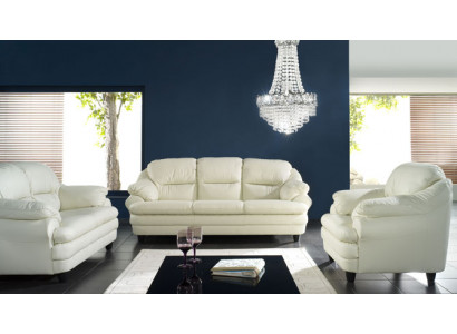 Zestaw sofowy 3+1 miejsce do siedzenia Zestaw Design Sofy Podkładka Deco Kanapy Skóra Relaks