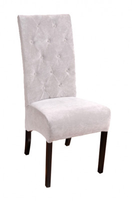 Zestaw 8x Chesterfield designerskie krzesło do jadalni Solidne drewno Krzesło designerska podkładka