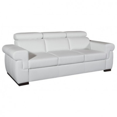 Sofa 3 miejsce do siedzenia Design Sofy Podkładka Kanapy 100% Skóra Relaks Moderne