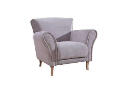 Fotel Krzesło Aksamit Lila Relaks Lounge Fotel Soft Salon TV Sofa Kanapa