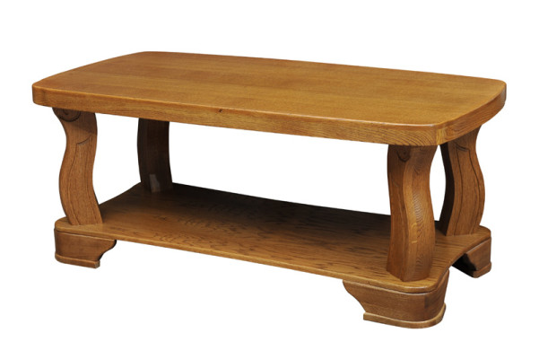 Praca oryginalna fizyczna Drewno Sofa Side stoły Classic Living Room Tabela