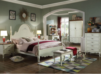 Łóżko łóżko tapicerowane Luxury Sypialnia Design łóżko włókiennicze Rama łóżka Drewno Nowość
