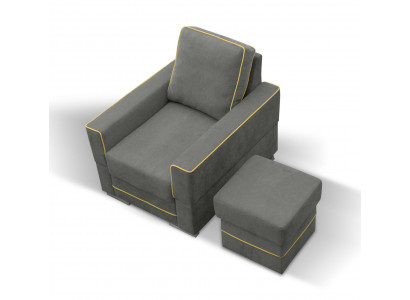 Sofa 1 miejsce do siedzenia Couch Designer Włókienniczy Sofy Podkładka New Modern Fotel