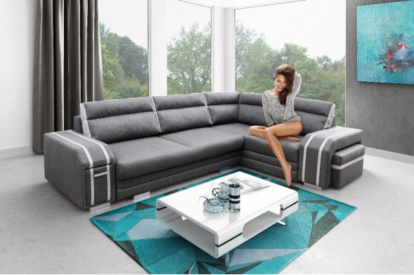 Sofa Sofa Sofa z funkcją spania - Podstawa łóżka Narożnikowa kanapa Sofy kanapowe
