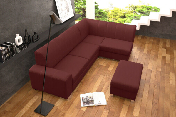 Sofa Sofa Rozkładana Sofa z funkcją łóżka + Podstawa łóżka Narożnikowa kanapa Couch NOWOŚĆ