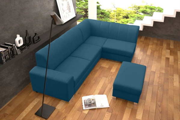 Sofa Sofa Rozkładana Sofa z funkcją łóżka + Podstawa łóżka Narożnikowa kanapa Couch NOWOŚĆ