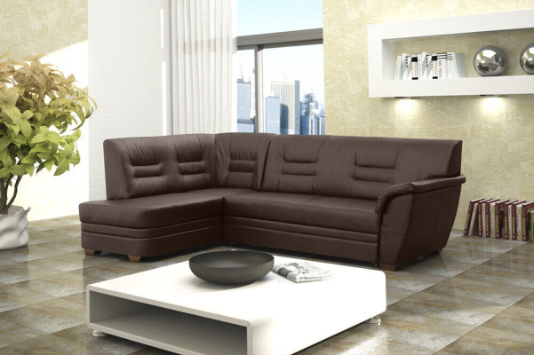 Sofa Sofa Rozkładana Sofa z funkcją łóżka + Podstawa łóżka Narożnikowa kanapa Couch NOWOŚĆ