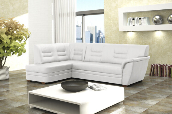 Sofa Sofa Rozkładana Sofa z funkcją łóżka + Podstawa łóżka Narożnikowa kanapa Couch NOWOŚĆ