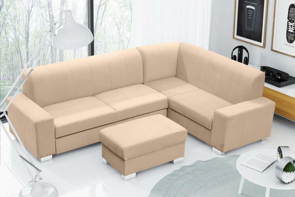 Sofa rozkładana Narożnik Sofa Couch Funkcja łóżka Podkładka Narożnik Ustawić Nowość Funkcja spania