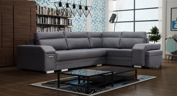 Żywy krajobraz Narożnikowa kanapa Podstawa łóżka sofa rozkładana sofa sofa tapicerowana Narożnik sofy kanapa