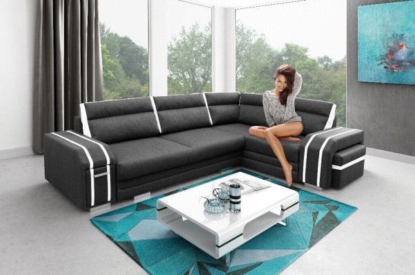 Sofa tapicerowana sofa wypoczynkowa kanapa grupa wypoczynkowa salon poduszka sofa Narożnikowa kanapa