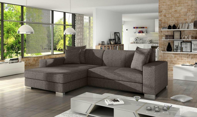 Sofa rozkładana Narożnik Sofa Couch Funkcja łóżka Podkładka Narożnik Ustawić Nowość Funkcja spania
