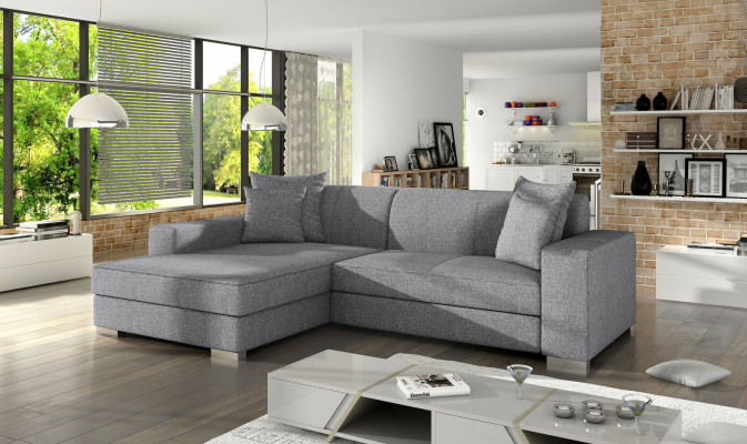 Sofa sofa rozkładana designerskie sofy z funkcją łóżka Narożnikowa kanapa Couch NOWOŚĆ + Podstawa łóżka