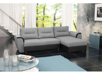 Sofa Sofa Rozkładana Sofa z funkcją łóżka + Podstawa łóżka Narożnikowa kanapa Couch NOWOŚĆ
