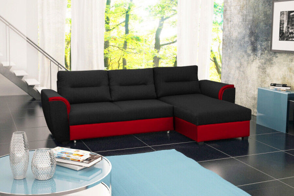Sofa Sofa Rozkładana Sofa z funkcją łóżka + Podstawa łóżka Narożnikowa kanapa Couch NOWOŚĆ