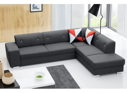 Sofa Sofa Rozkładana Sofa z funkcją łóżka + Podstawa łóżka Narożnikowa kanapa Couch NOWOŚĆ