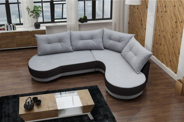 Tapicerowana sofa wypoczynkowa kanapa grupa wypoczynkowa pokój dzienny z poduszką sofa w kształcie litery L