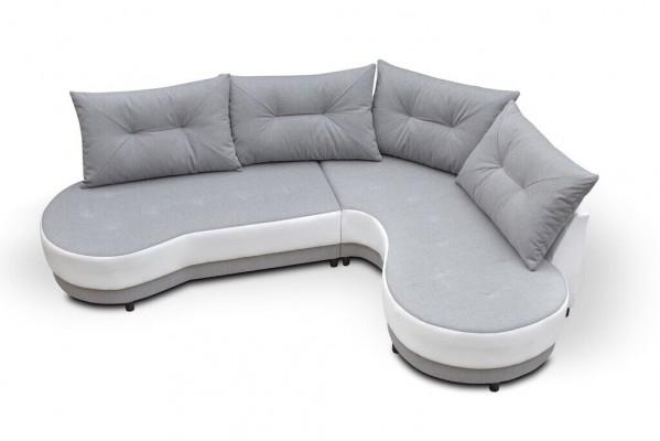 Tapicerowana sofa wypoczynkowa kanapa grupa wypoczynkowa pokój dzienny z poduszką sofa w kształcie litery L