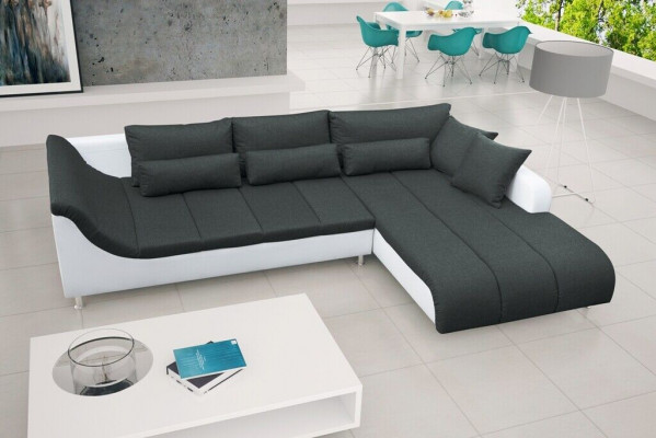 Sofa rozkładana Narożnik Sofa Kanapa Funkcja łóżka Podkładka Narożnik Funkcja spania Nowość Ustawić