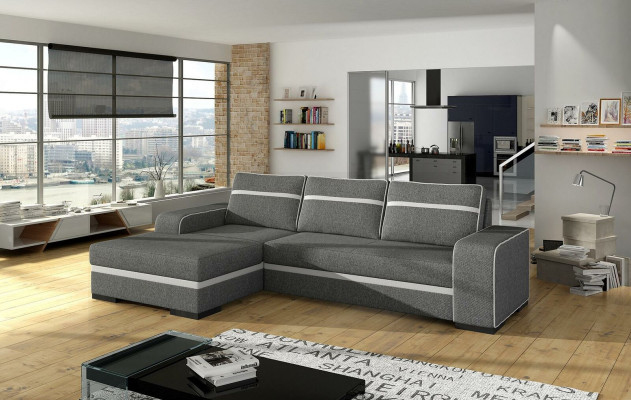 Sofa rozkładana z funkcją łóżka I Podstawa łóżka - Narożnikowa kanapa Couch, NOWOŚĆ w asortymencie
