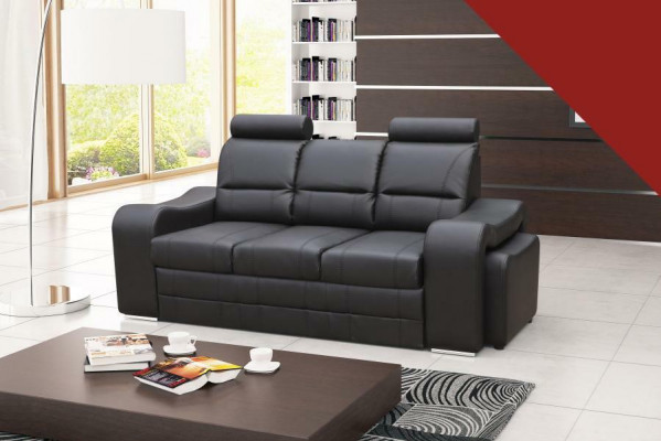 Sofa rozkładana rozkładana 3-miejsce siedzące z funkcją spania + Podstawa łóżka kanapa rozkładana sofa