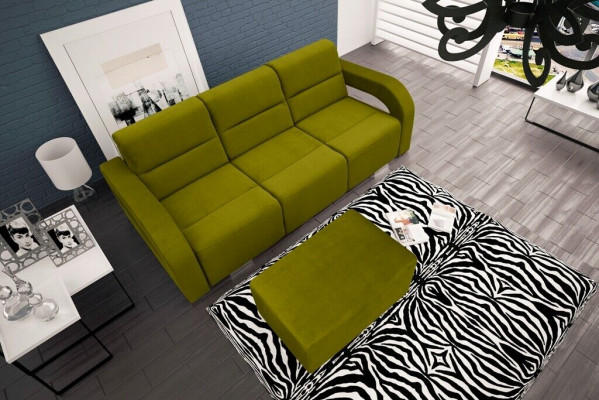 3 miejsce do siedzenia Luksusowa Ławka Sofa Kanapa Niebieski Salon Meble Biurowe