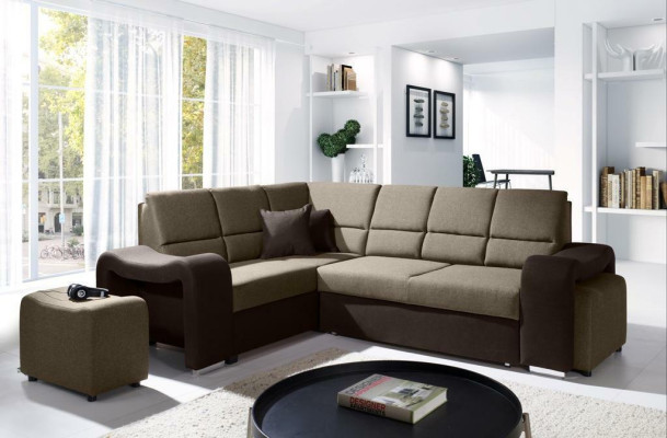 Sofa Sofa Łóżko Designerska Sofa Funkcja łóżka Podstawa łóżka Narożnikowa kanapa Kanapa Sofy Włókienniczy