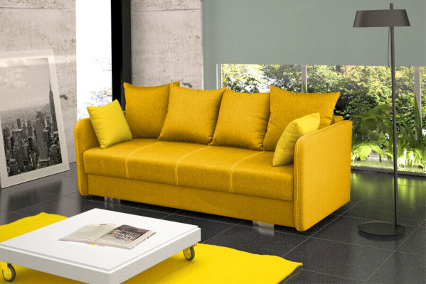 Sofa rozkładana rozkładana 3-miejsce siedzące z funkcją spania + Podstawa łóżka kanapa rozkładana sofa
