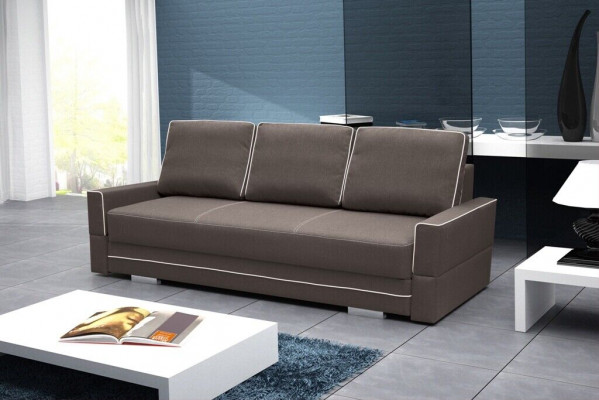 Sofa rozkładana rozkładana 3-miejsce siedzące z funkcją spania + Podstawa łóżka kanapa rozkładana sofa