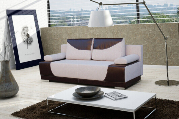 Sofa rozkładana rozkładana 3-miejsce siedzące z funkcją spania + Podstawa łóżka kanapa designerska sofa