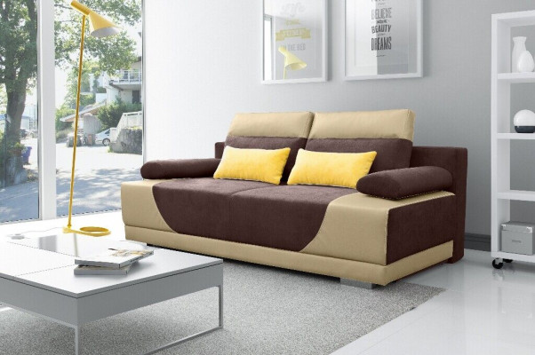 Sofa rozkładana Materiał Nowy Ustawić funkcję łóżka 3 Siedziba Sofa Couch Włókienniczy Podkładka