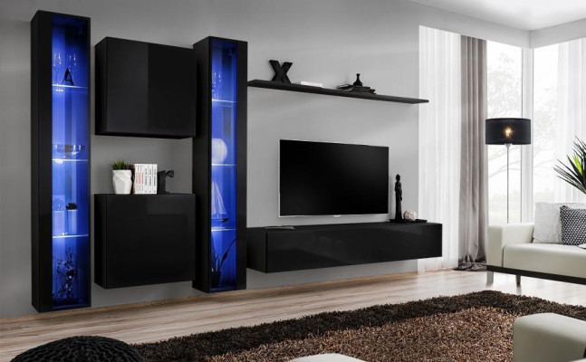 Designerski komplet mebli do salonu 2x szafka ścienna wisząca Meble Gablota