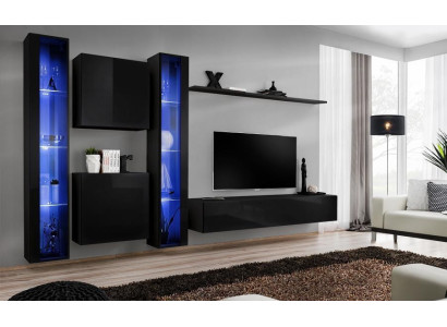 Designerski komplet mebli do salonu 2x szafka ścienna wisząca Meble Gablota