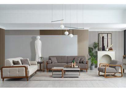 Salon Podkładka komplet wypoczynkowy designerskiego Fotel Stolik Meble