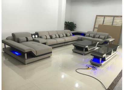 Design Sofa Kompletny zestaw Ustawić Podkładkę Narożnikową kanapa Narożnik Kanapa Kredens Tabela