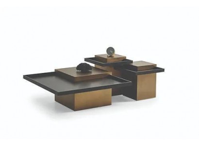 Nowoczesny stolik kawowy do salonu luksusowe meble 3x Drewno Stoliki boczne