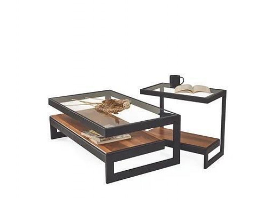 Ekskluzywny zestaw stolik kawowy Stolik szklany stolik kawowy do salonu