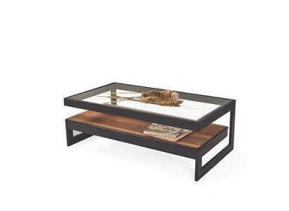 Designerskie Drewno stolik kawowy do salonu szklany stolik do salonu Stolik