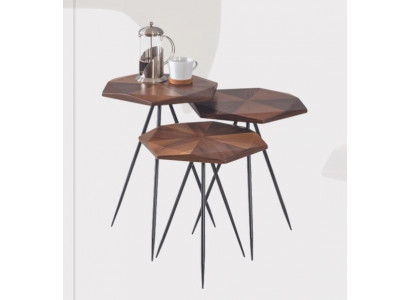 Zestaw 3 stolików kawowych Stolik Designerski stolik kawowy do salonu