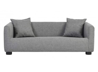 Szare duże łóżko dla psa z poduszką teksturowaną tkaniną materiałową Sofa Nowy Sofa dla psa