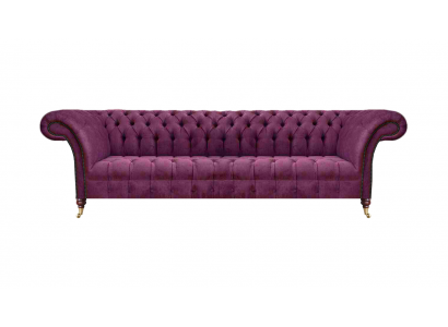 Luksusowa tkanina Meble Kanapa czteromiejscowa Kanapa wyposażenie Chesterfield