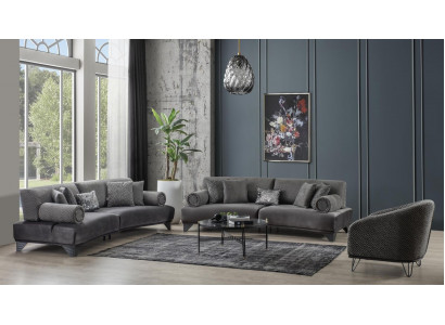 Luksusowy Zestaw sofowy Ustawić Sofy Sofa Fotel trzyosobowa 3+3+1 miejsce do siedzenia Materiał Nowy