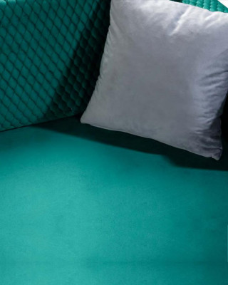 Elegancka kanapa Turkis Sofa trzyosobowa Sofa do salonu Meble Aksamit