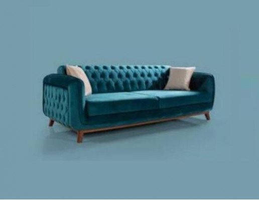 Design Kanapa 3 miejsce do siedzenia Sofa trzyosobowa Podkładka Materiał Turkis poduszka do siedzenia