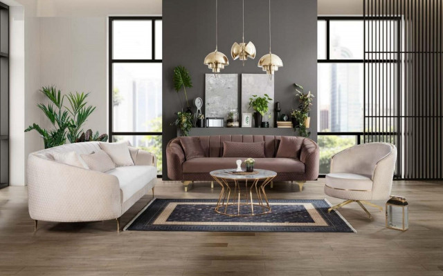 Sofa do Salonu 3 Siedziba Kanapy Sofy Kanapa Tapicerowana Materiał Meble Meble